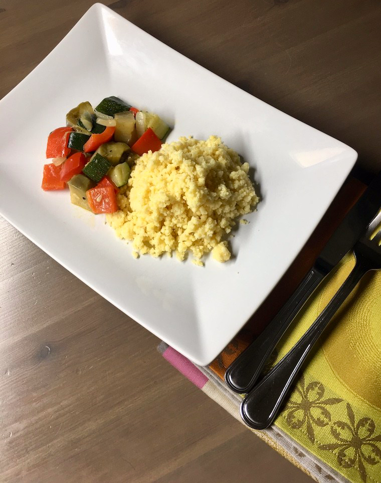Couscous and veggies