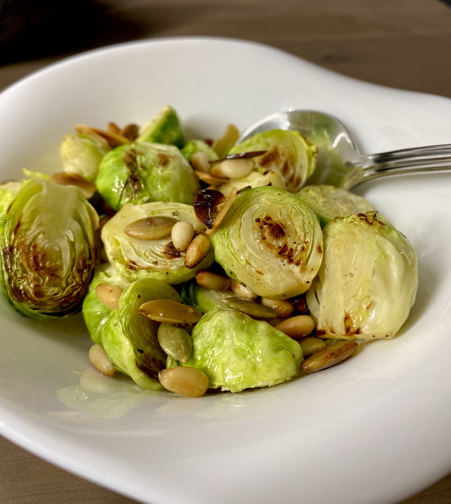 Roasted Brussels sprouts