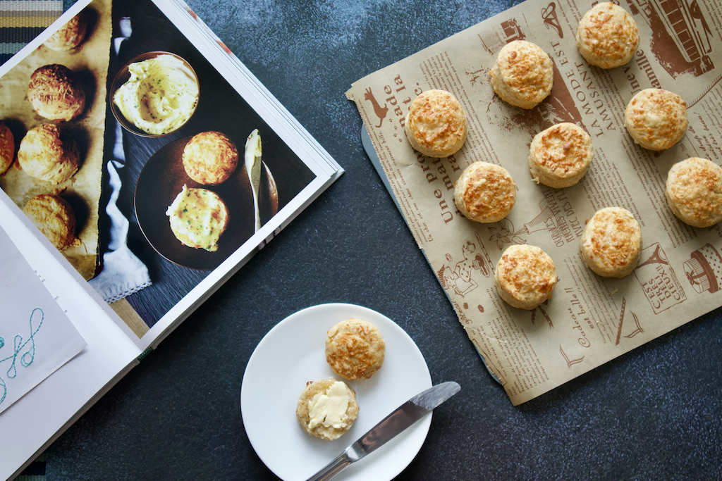 Triple cheese scones
